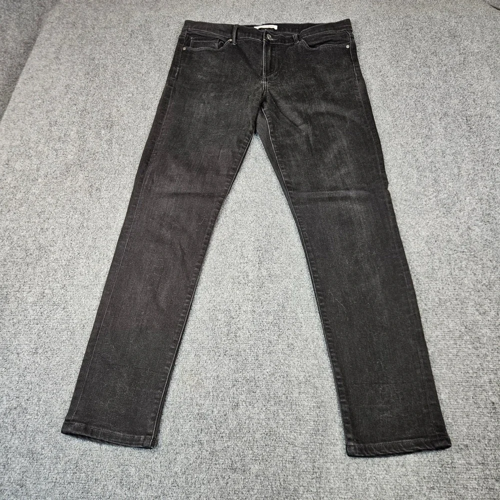 Banana Republic Premium Denim Skinny Jeans Mens Black Stretch RN 54023
